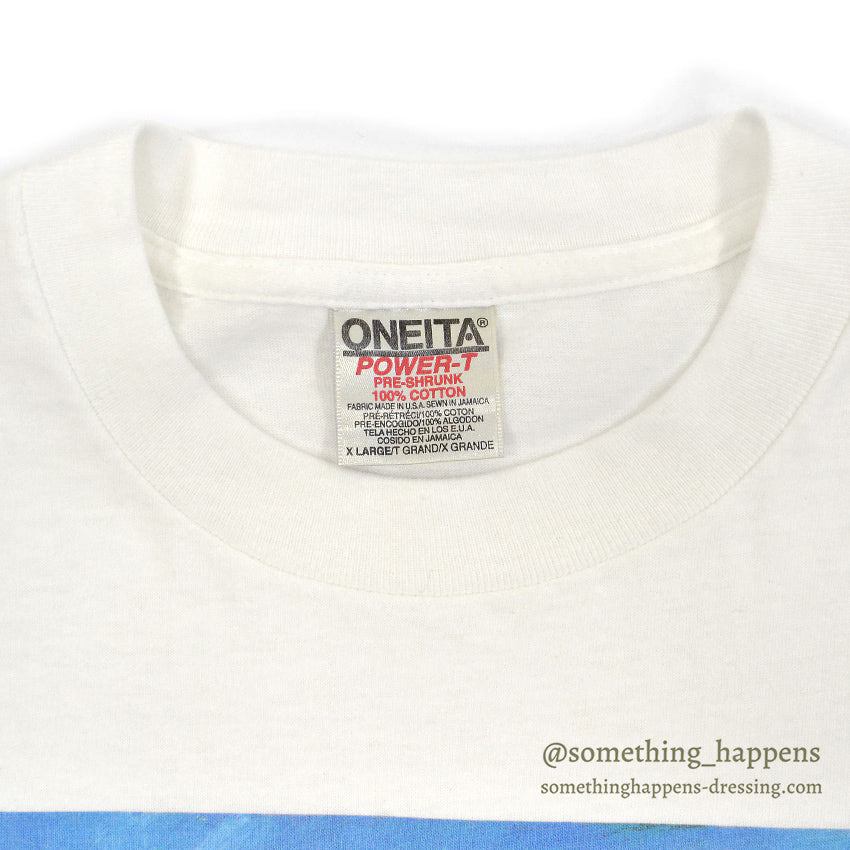 1990s ONEITA Claude Monet Water Lilies ART PRINT T-SHIRT ... XL