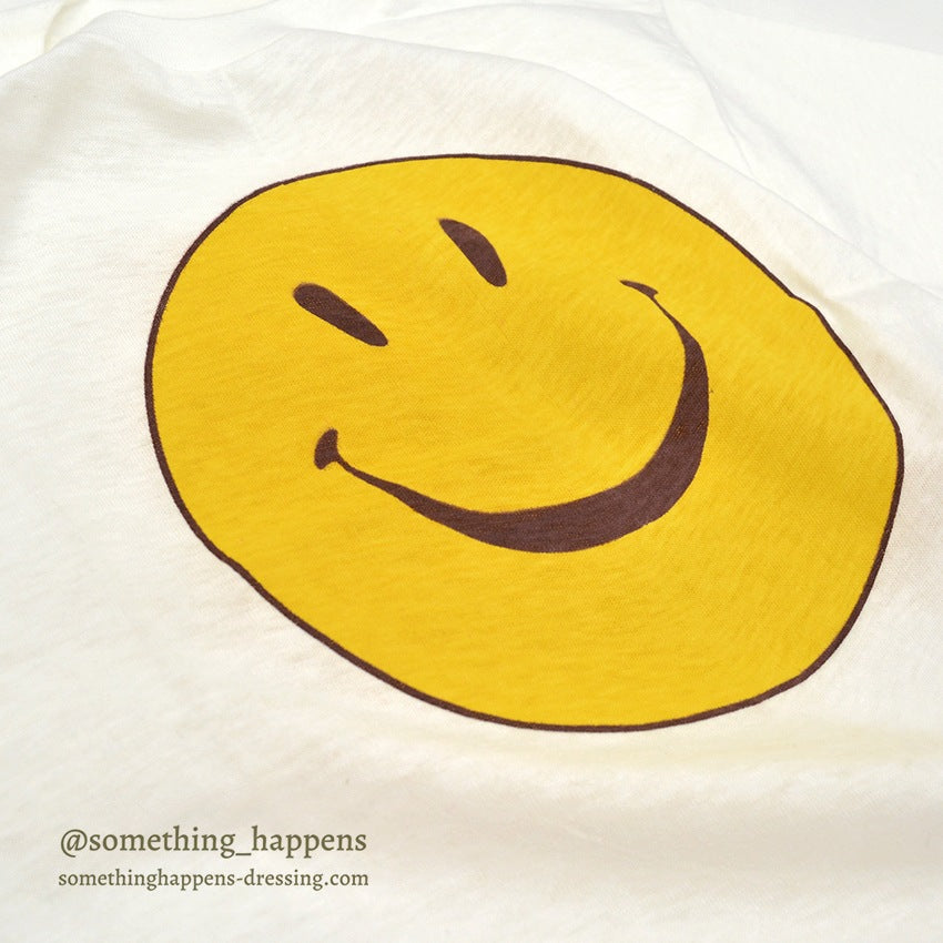 1960's DEADSTOCK ALLISON SMILEY FACE T-SHIRT...M