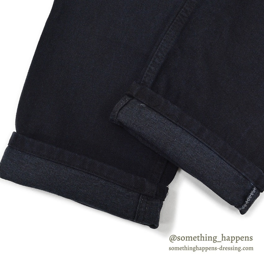 1980's DEADSTOCK Levi's 508 BLACK DENIM PANTS... W34/L34