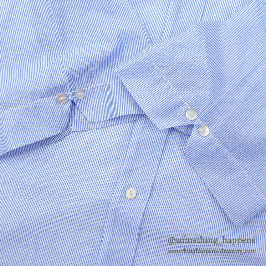 1960's~ Helen SOUTH VIETNAM SOUVENIR S/S SHIRT BLUE STRIPE ...