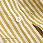 1980's BANANA REPUBLIC SAFARI & TRAVEL STRIPE SHIRT...M