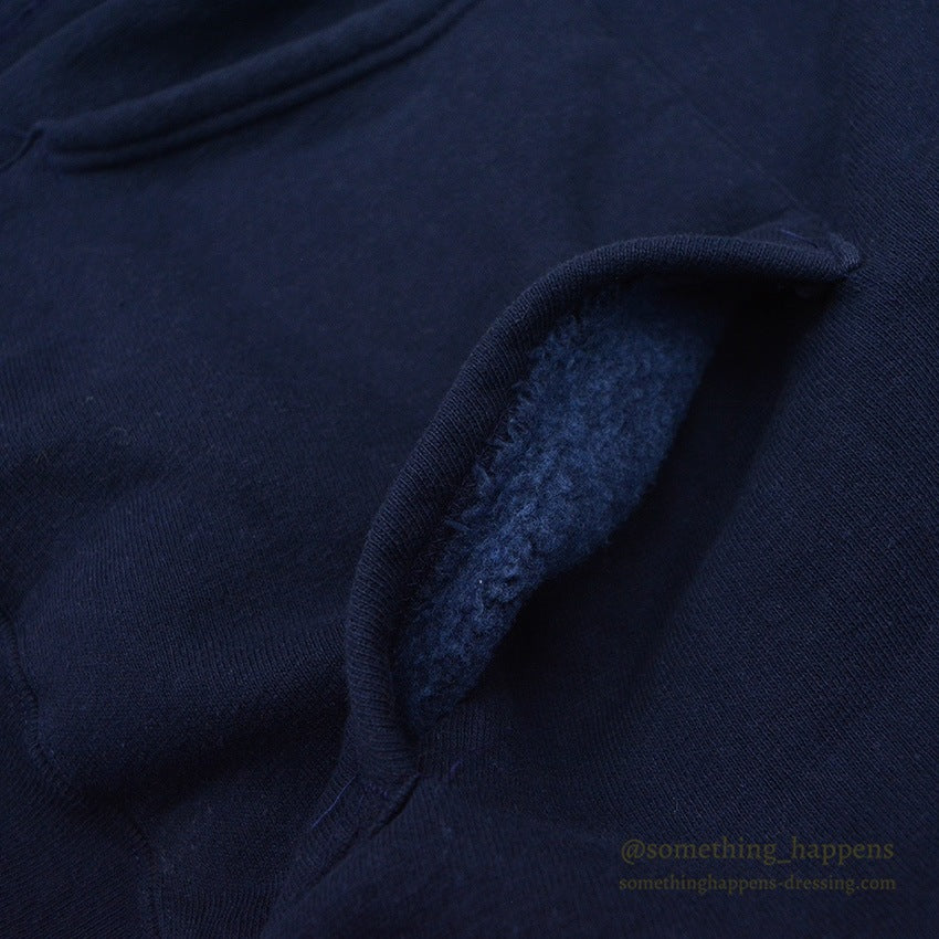 1970's CHAMPION NAVY BLANK REVERSE WEAVE SWEAT PARKA MINT... M