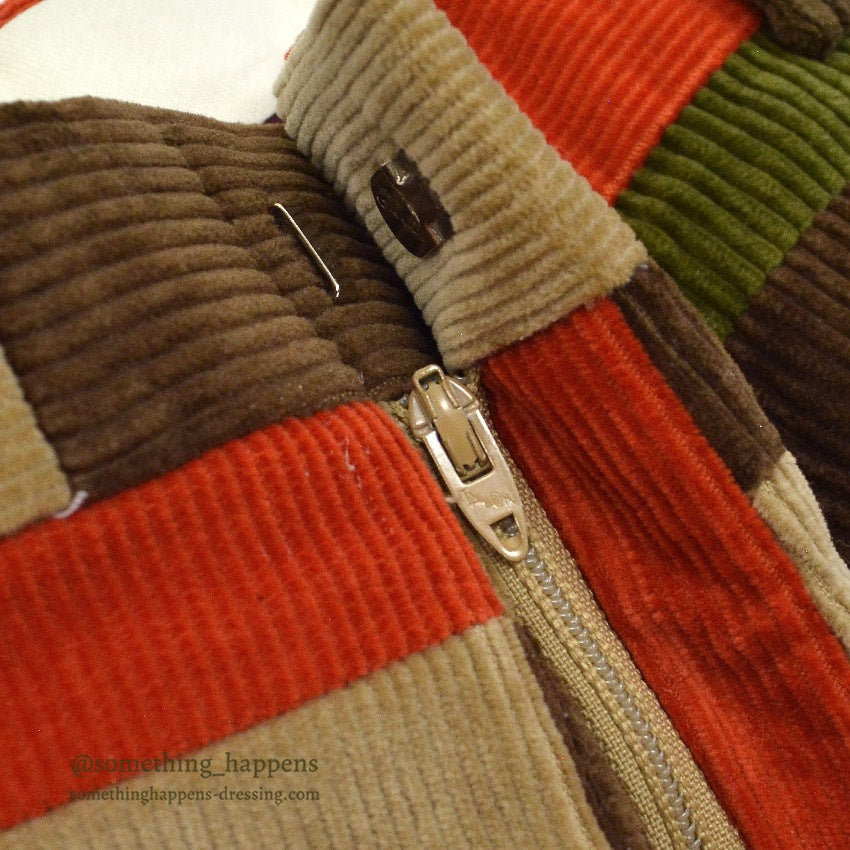 1980's J.McLAUGHLIN PATCHWORK CORDUROY PANTS... W36