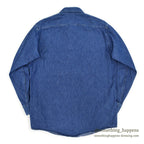 1980's ORVIS DENIM WORK SHIRT ... M