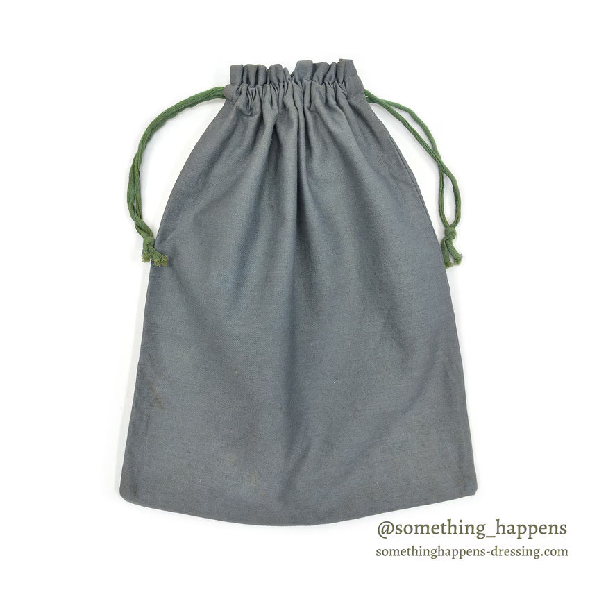 1940's AMERICAN JUNIOR RED CROSS WW2 GRAY COTTON DITTY BAG ...