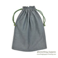 1940's AMERICAN JUNIOR RED CROSS WW2 GRAY COTTON DITTY BAG...