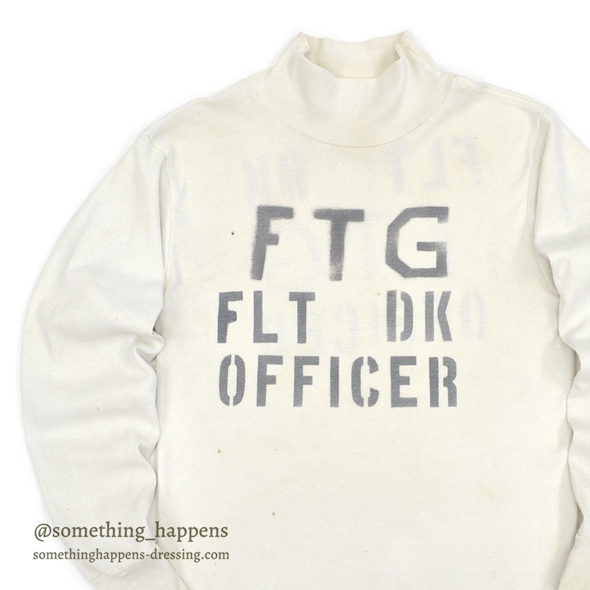 1970's U.S.NAVY FLIGHT DECK CREWMAN'S JERSEY STENCIL ... MEDIUM