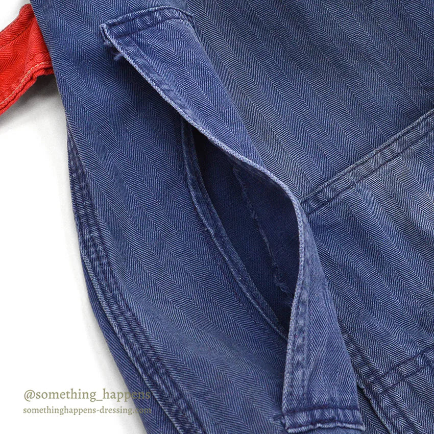 1940's Lee MOBIL PEGASUS EMBROIDERY HBT SHOP COAT TWO-TONE ... 42