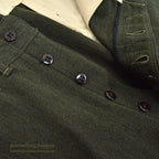 1950's LLBEAN UNUSUAL HUNTING PANTS OLIVE DRAB... W33/L28
