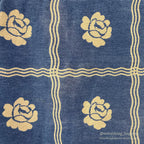 ~1950's BEACON FLORAL PATTERN BLANKET ... 180cm/160cm