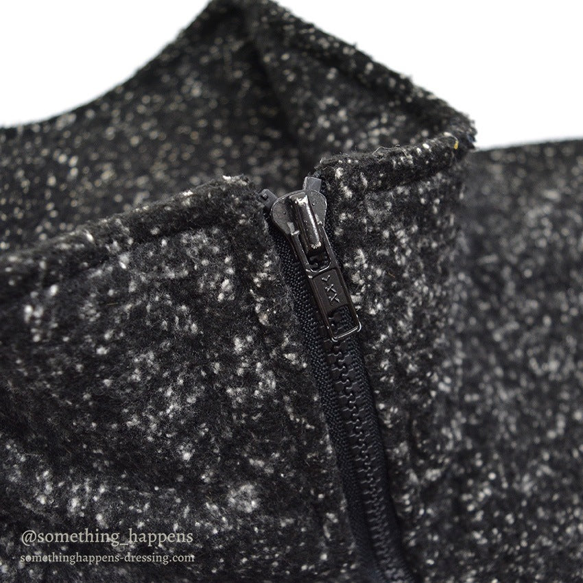 1990's PENFIELD BLACK POLAR FLEECE JACKET...L