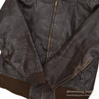 1950's~ LLBEAN GOAT SKIN LEATHER JACKET ... 44