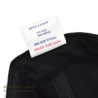 1990's DEADSTOCK OTTO CAP BLACK/TAN SNAP BACK CAP...