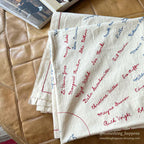 ANTIQUE WOMEN'S CLUB OVER 200 SIGNATURES EMBROIDERY CLOTH UNUSED...