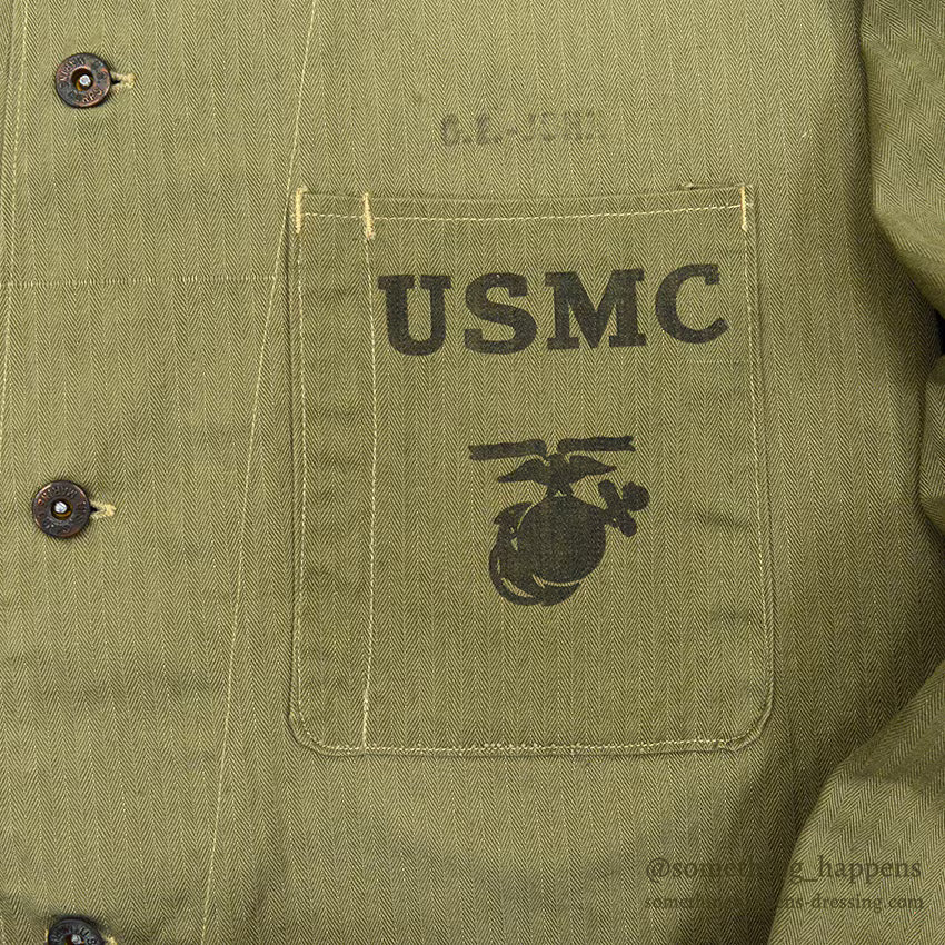 1940's U.S.M.C. P-41 HBT JACKET TWO-TONE MINT ... 42
