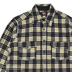 1940's WOOLRICH BLACK/WHITE PLAID WOOL SHIRT ... 16