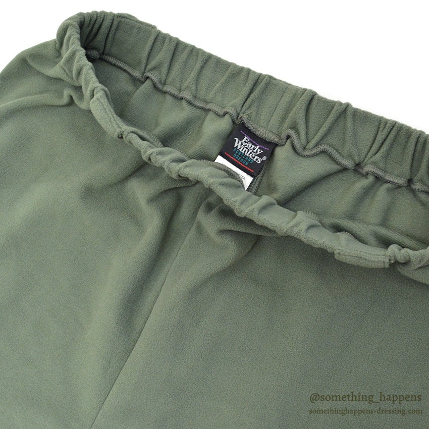 DEADSTOCK EARLY WINTERS FLEECE PANTS SAGE... L