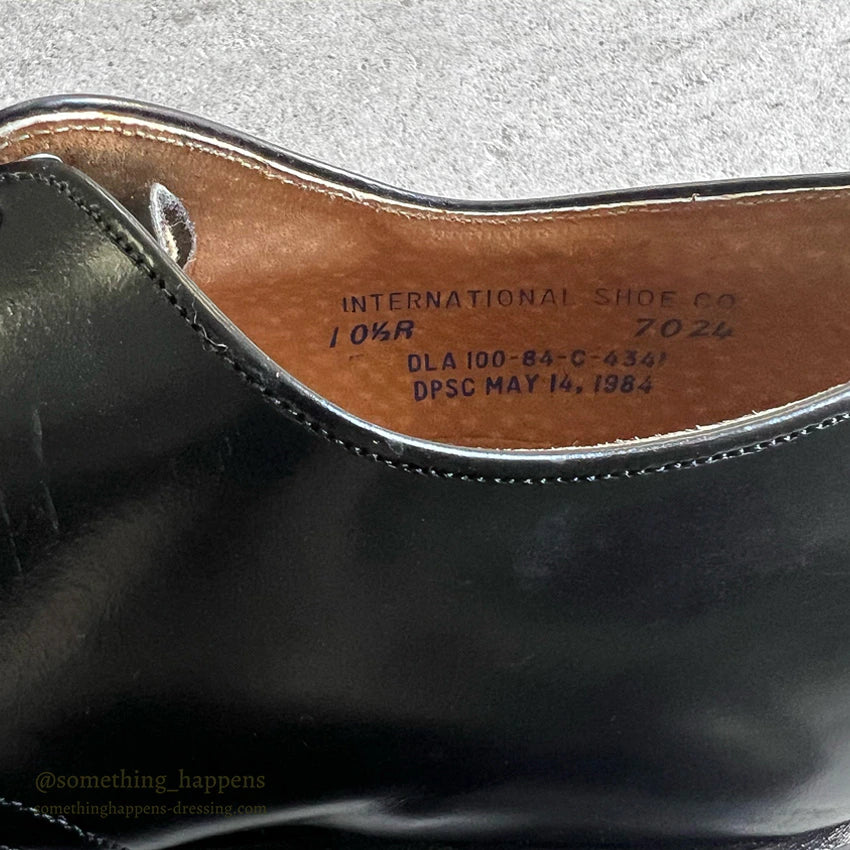 1980's DEADSTOCK USNAVY SERVICE SHOES INTERNATIONAL SHOE CO... 10 1/2 R