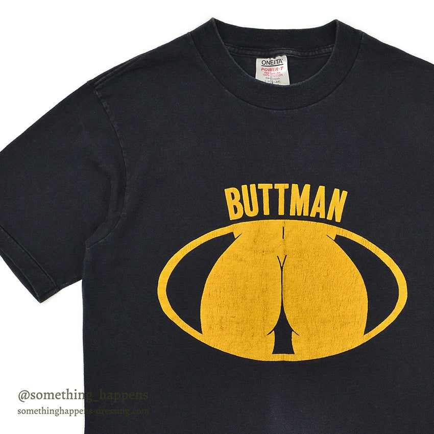 1990's ONEITA BUTTMAN PARODY PRINT T-SHIRT...L