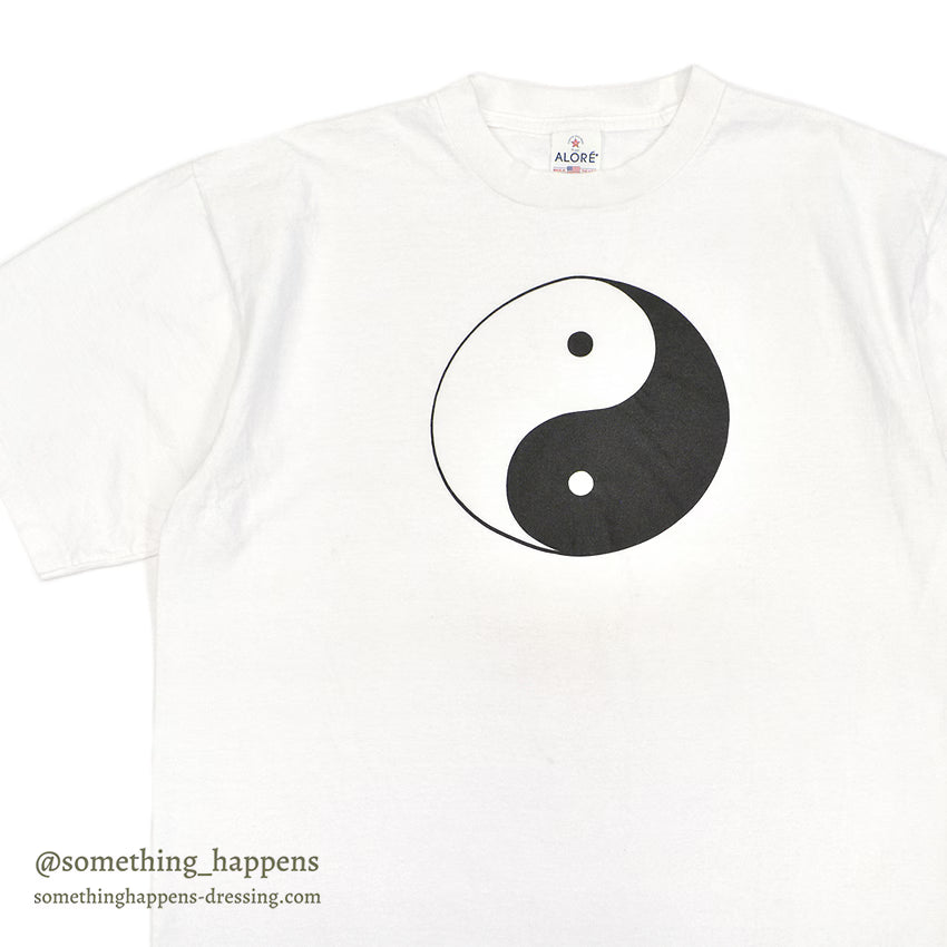 1990's ALORE YIN YANG ART T-SHIRT... XL