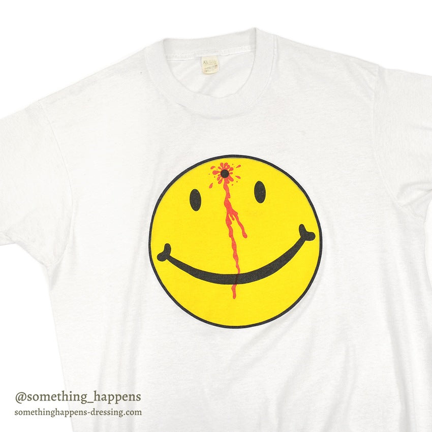 1990's SCREEN STARS HEAD SHOT SMILEY FACE T-SHIRT ... XL