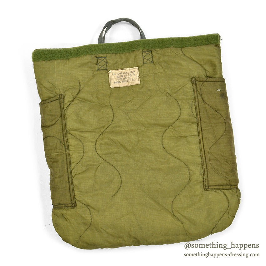 1970's USAF BAG, FLYING HELMET, NYLON MODIFIED...