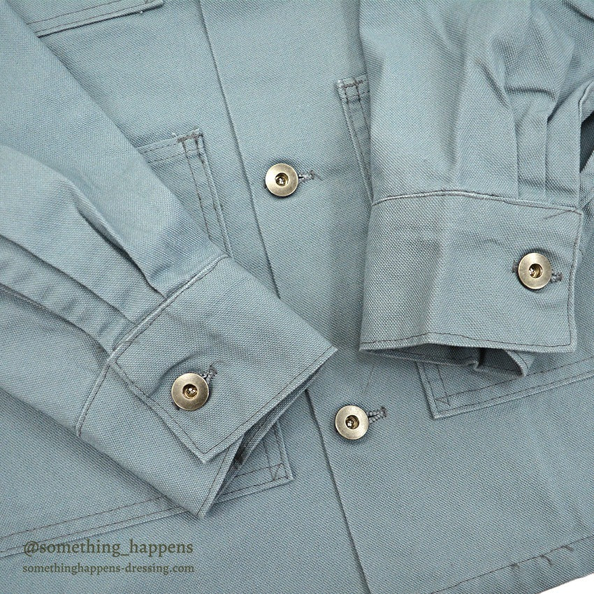 DEADSTOCK BLUE BEAR DUCK COVERALL...M