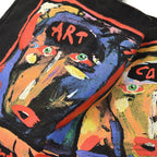 1990's FRED BABB ART CAN'T HURT YOU. CANVAS TOTE BAG ...
