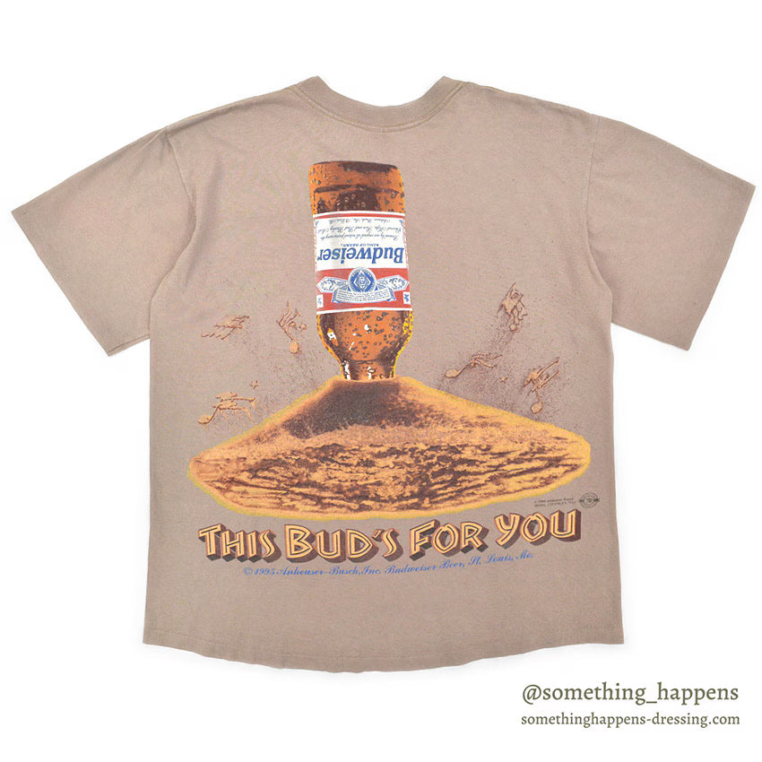 1990's CHANGES BUDWEISER THIS BUD'S FOR YOU GRAPHIC T-SHIRT ... XL