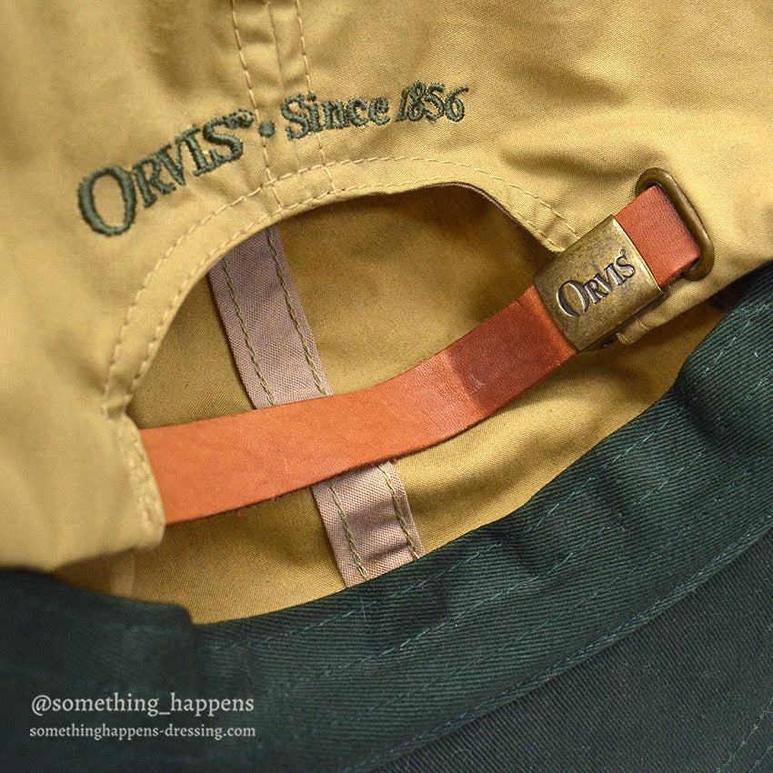 1990's DEADSTOCK ORVIS COTTON CLOTH FISHING CAP...