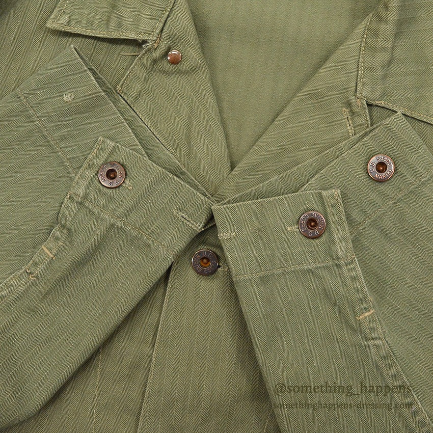 1940's USMC P-41 HBT UTILITY COAT TWO TONE... 40