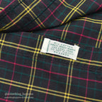 1980's OUTFITTERS IMPORTED FABLIC PLAID B/D SHIRT ... M