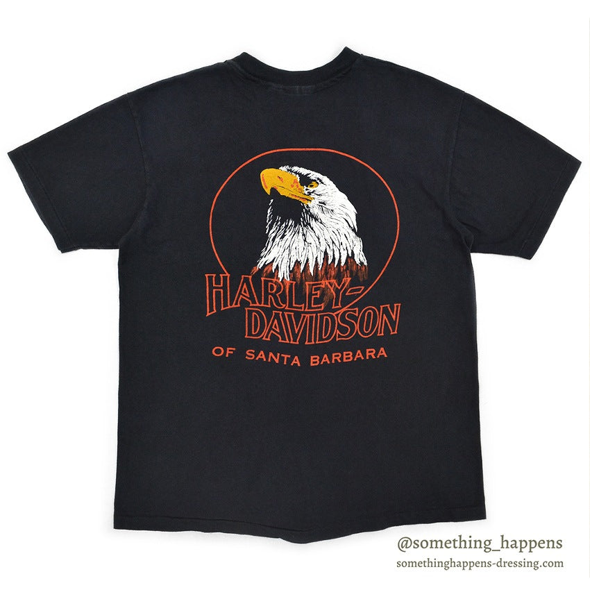 1980's~ HARLEY-DAVIDSON DEALER POCKET T-SHIRT...