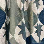 ANTIQUE PAUM TREE PATCHWORK QUILT...208cm/208cm