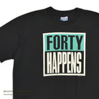 1980's~ HANES FORTY HAPPENS T-SHIRT...XL