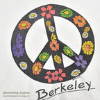 FRUIT OF THE LOOM BERKELEY PEACE & WILD FLOWER T-SHIRT ... XXL