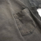 1990's BLACK FADED PLAIN POCKET T-SHIRT ...