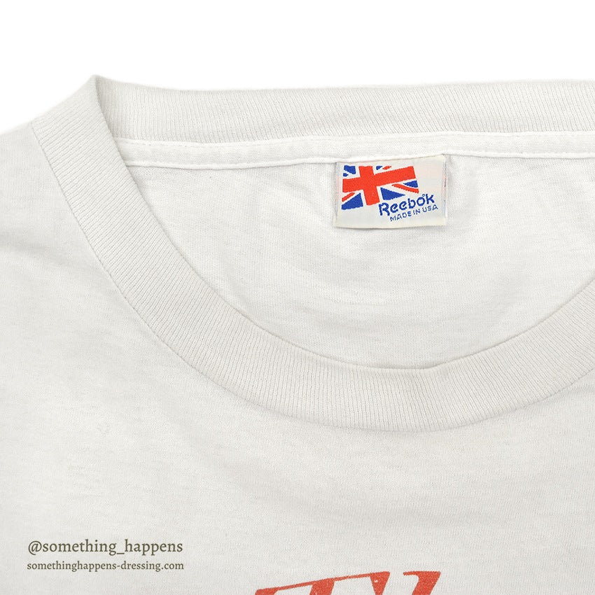1980's REEBOK "No Thanks I'll Walk! "ADVERTISING T-SHIRT WHITE...