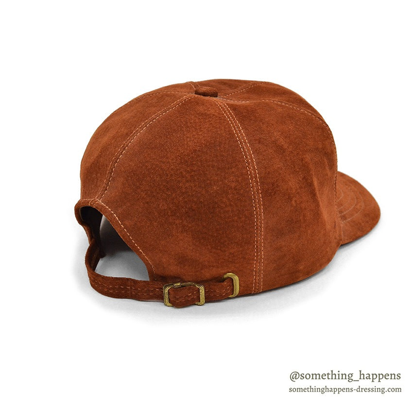1980's LLBEAN SUEDE LEATHER CAP... LARGE