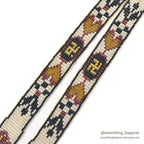 NATIVE AMERICAN SEED BEADS NECKLACE WHIRLING LOGS...