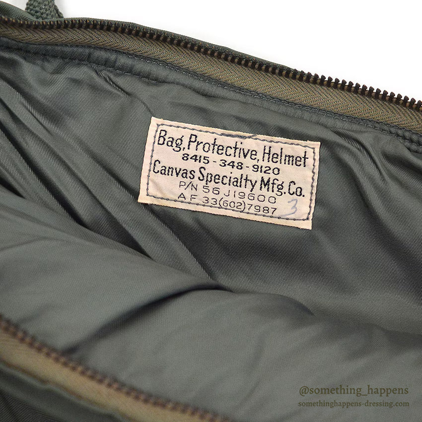 1950's DEADSTOCK U.S.A.F. BAG, PROTECTIVE, HELMET RARE ...