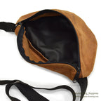 1990's EASTPAK LEATHER FANNY PACK MADE IN USA...