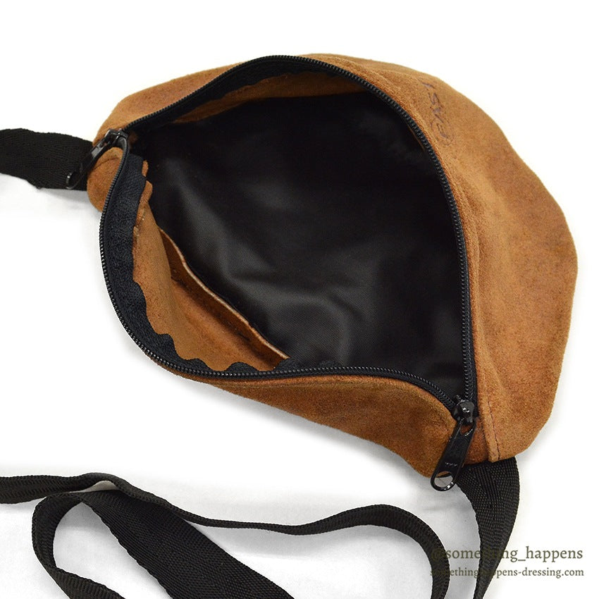1990's EASTPAK LEATHER FANNY PACK MADE IN USA...