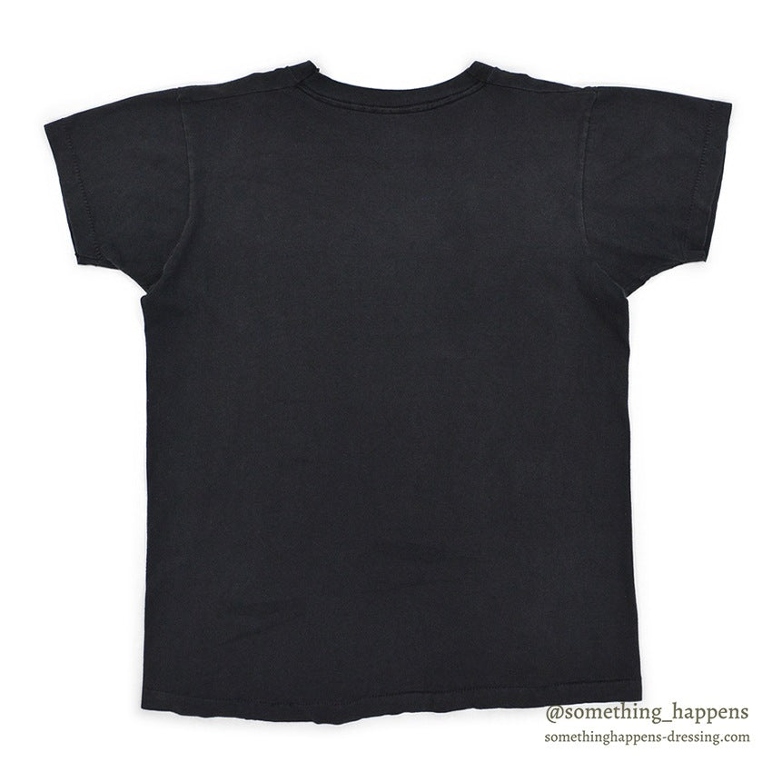 1970's~ BLACK PLAIN POCKET T-SHIRT ...