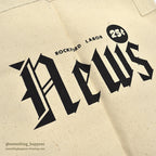 OLD ROCKFORD LABOR NEWS CANVAS DELIVERY BAG ...