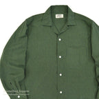 1960's ARROW GREEN/BLACK CHECKERED SHIRT...M