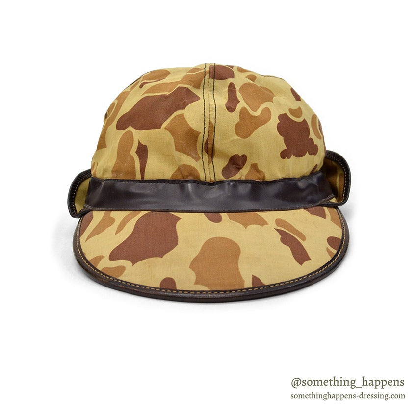 1940's~ LLBEAN DUCK HUNTER CAMO HUNTING CAP...