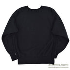 1990's CHAMPION REVERSE WEAVE SWEAT SHIRT BLACK 3 COLOR EYES LOGO ... L