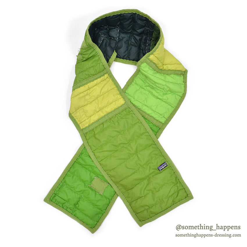 PATAGONIA ALABAMA CHANIN RECLAIMED DOWN PATCHWORK SCARF 1...