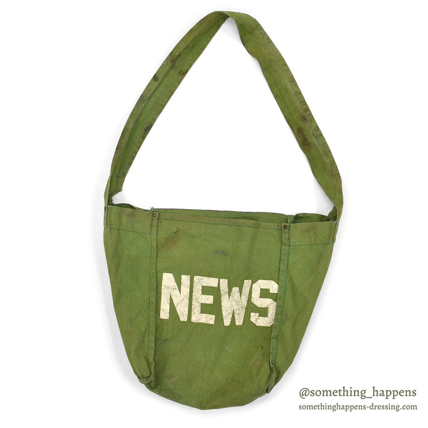 c.1930's ''NEWS'' NEWS PAPER BAG / RARE COLOR ...